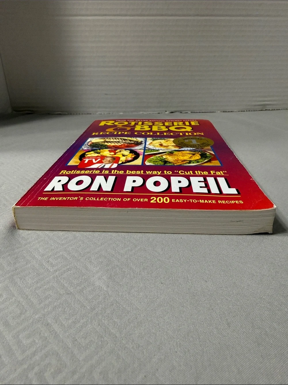 Rotisserie & BBQ Recipe Collection Cookbook Red Cover Paperback by Ron Popeil